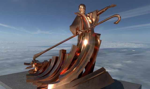 Bari, una statua di San Nicola si erger sul mare alle spalle della Basilica: sar alta 7 metri